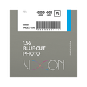 Vixon 1.56 Bluecut Foto Gris Terminado Visión Simple 65 AR Rango Extendido