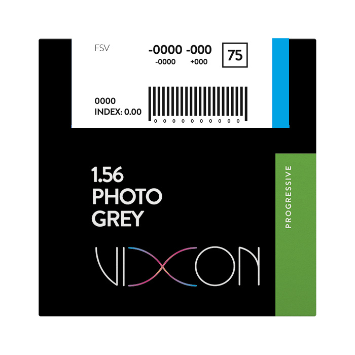 Vixon 1.56 Foto Gris Terminado Progresivo 70/14 HC 2