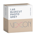 Vixon 1.60 Bluecut Foto Gris SPIN Semiterminado Visión Simple 75 AR