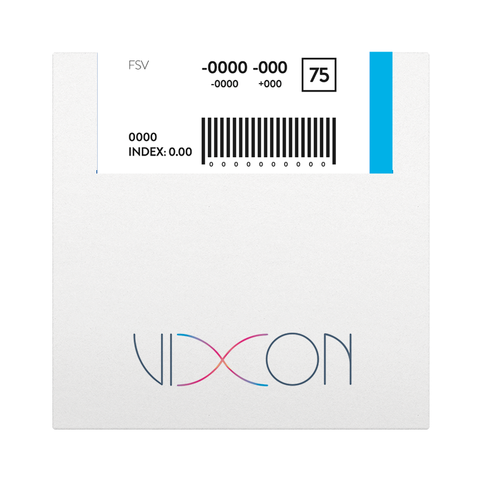 Vixon 1.60 Ultravex Bluecut Terminado Visión Simple 75 SAR Rango Extendido
