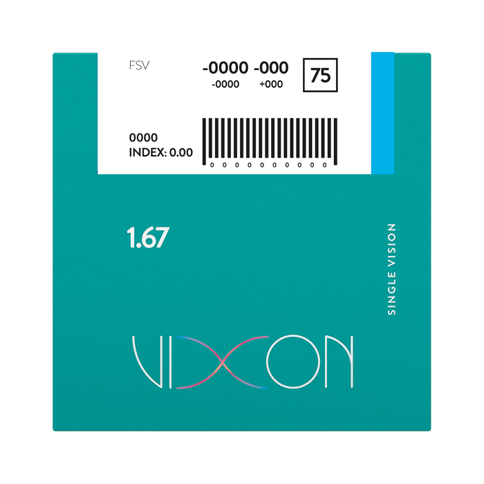 Vixon 1.67 Terminado Visión Simple ASF 65 SAR