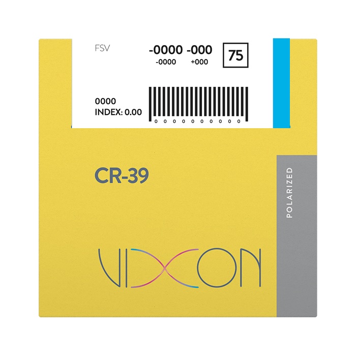 Vixon 1.50 Polarized Gray FSV PLANO 75 HC		 