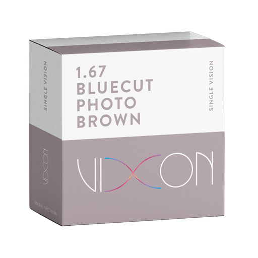 1.67 BLUECUT FOTOCROMATICO MARRON SEMITERMINADO VISION SIMPLE