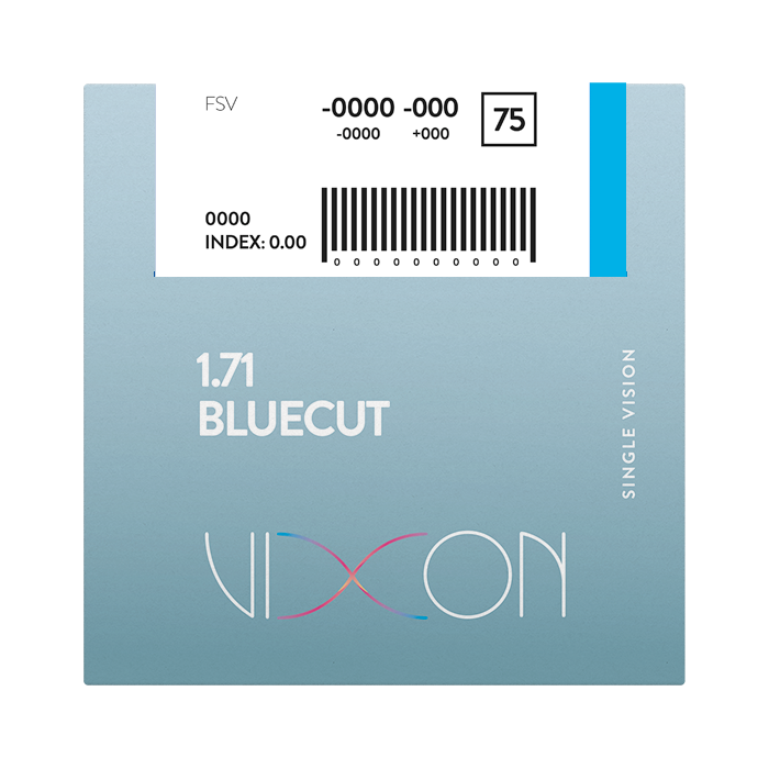 1.71 BLUECUT DOBLE ASFERICO TERMIANDO VISION SIMPLE